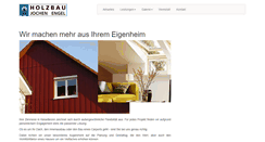Desktop Screenshot of holzbau-engel.de