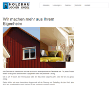 Tablet Screenshot of holzbau-engel.de